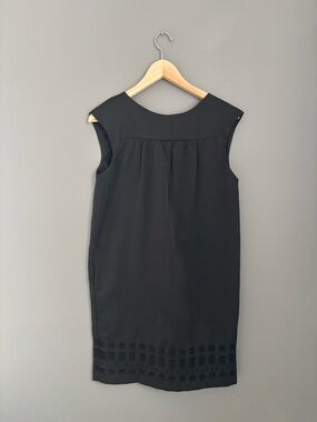 Zara Black Sleeveless Shift Mini Dress